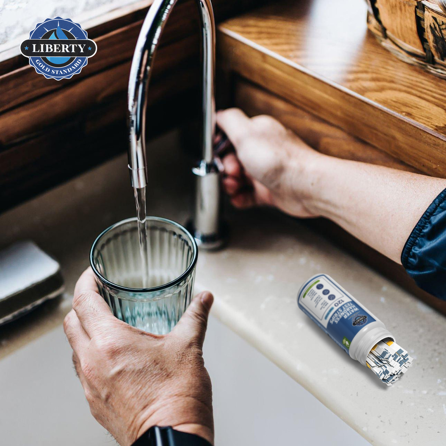 Water Hardness 3-1 Test Strips: Testing Hard Water, pH and Salt in Your Home, Drinking Water or Well