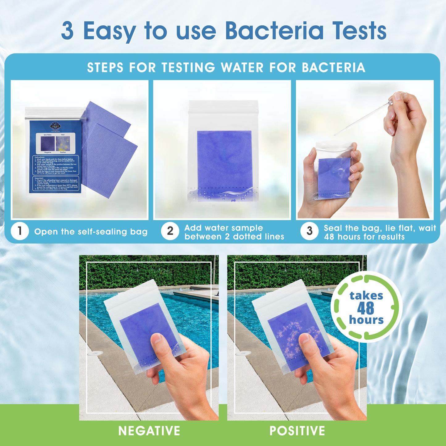 Teste de água completo (kit de 145 peças) para testes de água potável doméstica, poços e bactérias com 17 testes exclusivos 